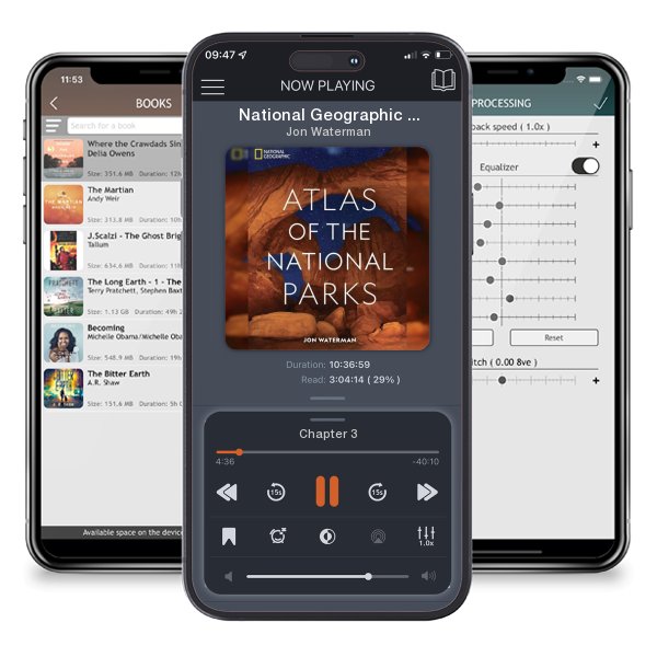 Download fo free audiobook National Geographic Atlas of the National Parks by Jon Waterman and listen anywhere on your iOS devices in the ListenBook app.