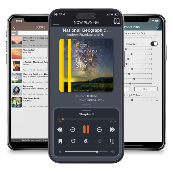 Download fo free audiobook National Geographic Backyard Guide to the Night Sky, 2nd Edition by Andrew Fazekas and Howard Schneider and listen anywhere on your iOS devices in the ListenBook app.