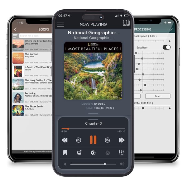 Download fo free audiobook National Geographic: Most Beautiful Places 2024 Wall Calendar by National Geographic and Disney and listen anywhere on your iOS devices in the ListenBook app.
