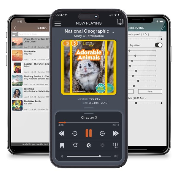 Download fo free audiobook National Geographic Readers: Adorable Animals (Level 2) by Mary Quattlebaum and listen anywhere on your iOS devices in the ListenBook app.