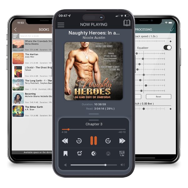 Download fo free audiobook Naughty Heroes: In and Out of Uniform by Nicole Austin and listen anywhere on your iOS devices in the ListenBook app.