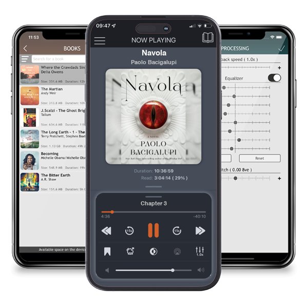 Download fo free audiobook Navola by Paolo Bacigalupi and listen anywhere on your iOS devices in the ListenBook app.