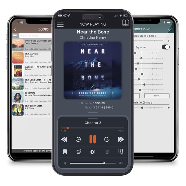 Download fo free audiobook Near the Bone by Christina Henry and listen anywhere on your iOS devices in the ListenBook app.