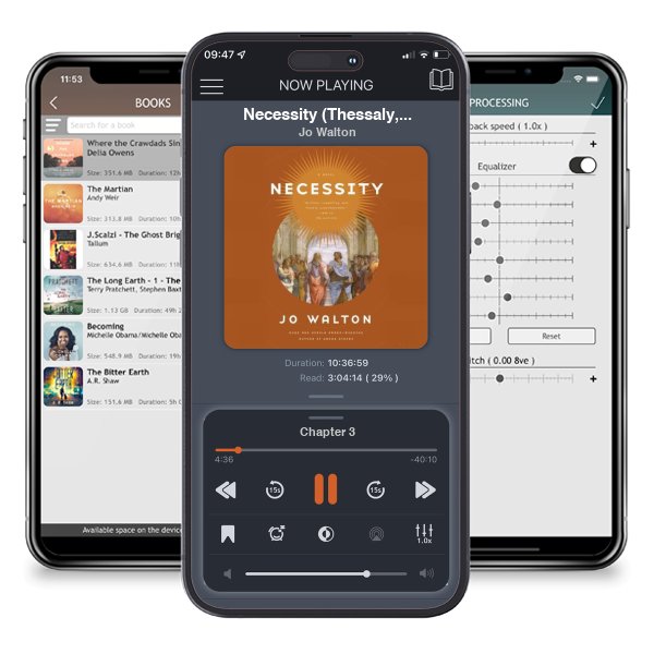 Download fo free audiobook Necessity (Thessaly, #3) by Jo Walton and listen anywhere on your iOS devices in the ListenBook app.
