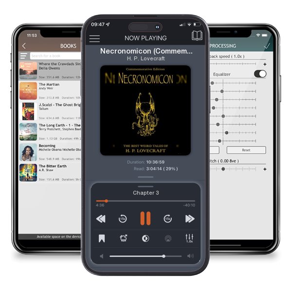 Download fo free audiobook Necronomicon (Commemorative) by H. P. Lovecraft and listen anywhere on your iOS devices in the ListenBook app.