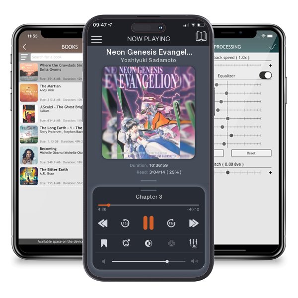 Download fo free audiobook Neon Genesis Evangelion 3-In-1 Edition, Vol. 1: Includes... by Yoshiyuki Sadamoto and listen anywhere on your iOS devices in the ListenBook app.