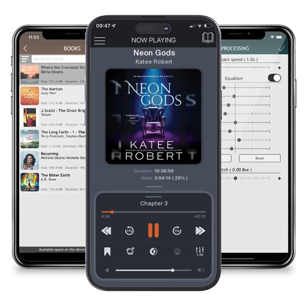 Download fo free audiobook Neon Gods by Katee Robert and listen anywhere on your iOS devices in the ListenBook app.