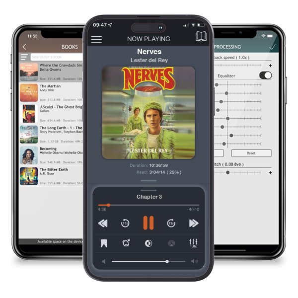 Download fo free audiobook Nerves by Lester del Rey and listen anywhere on your iOS devices in the ListenBook app.