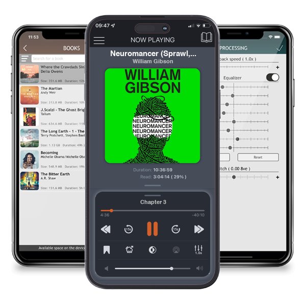Download fo free audiobook Neuromancer (Sprawl, #1) by William Gibson and listen anywhere on your iOS devices in the ListenBook app.
