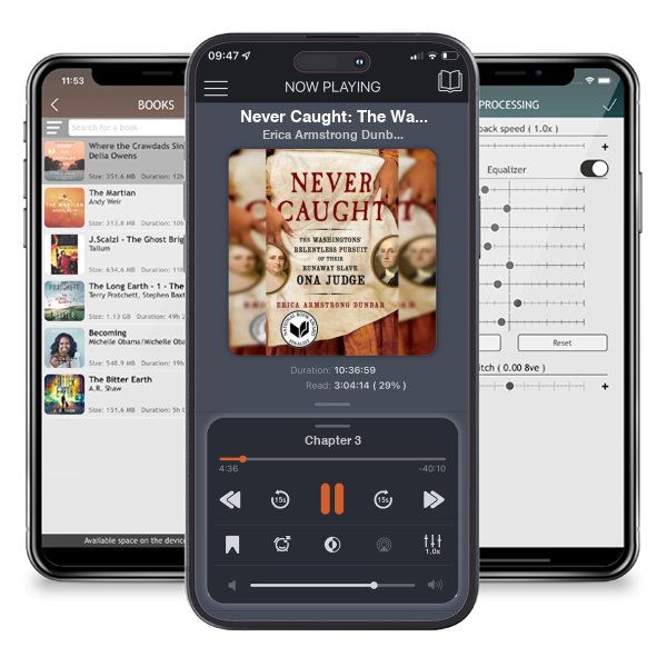 Download fo free audiobook Never Caught: The Washingtons' Relentless Pursuit of Their... by Erica Armstrong Dunbar and listen anywhere on your iOS devices in the ListenBook app.