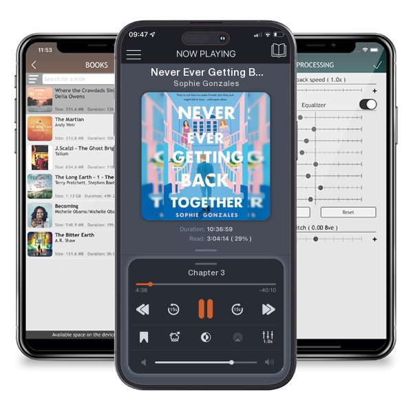Download fo free audiobook Never Ever Getting Back Together by Sophie Gonzales and listen anywhere on your iOS devices in the ListenBook app.