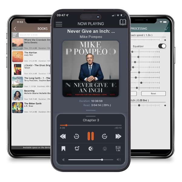 Download fo free audiobook Never Give an Inch: Fighting for the America I Love by Mike Pompeo and listen anywhere on your iOS devices in the ListenBook app.