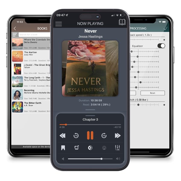 Download fo free audiobook Never by Jessa Hastings and listen anywhere on your iOS devices in the ListenBook app.