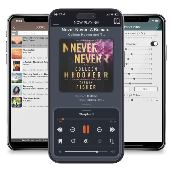 Download fo free audiobook Never Never: A Romantic Suspense Novel of Love and Fate... by Colleen Hoover and Tarryn Fisher and listen anywhere on your iOS devices in the ListenBook app.