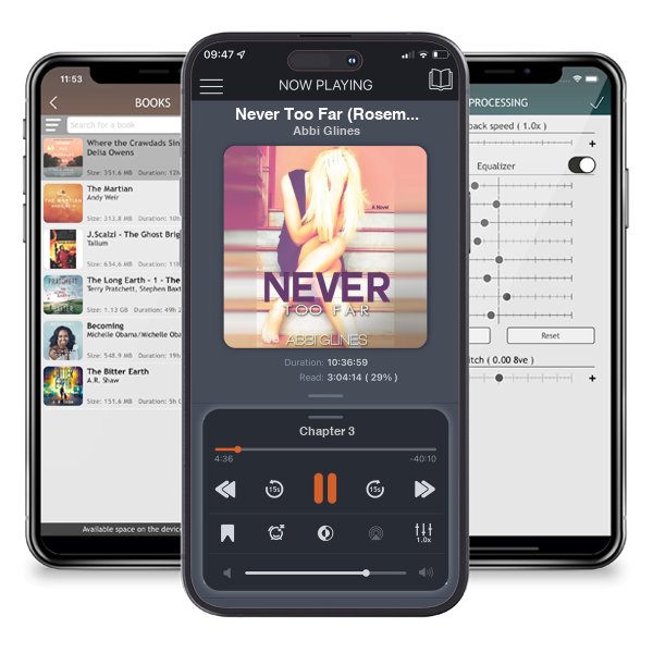 Download fo free audiobook Never Too Far (Rosemary Beach, #2; Too Far, #2) by Abbi Glines and listen anywhere on your iOS devices in the ListenBook app.