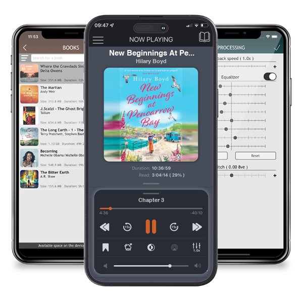 Download fo free audiobook New Beginnings At Pencarrow Bay by Hilary Boyd and listen anywhere on your iOS devices in the ListenBook app.