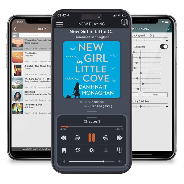 Download fo free audiobook New Girl in Little Cove by Damhnait Monaghan and listen anywhere on your iOS devices in the ListenBook app.