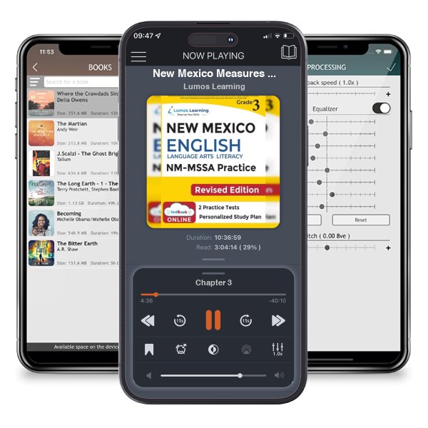 Download fo free audiobook New Mexico Measures of Student Success and Achievement (NM-MSSA) Test Practice: Grade 3 English Language Arts Literacy (ELA) Practice Workbook and Ful by Lumos Learning and listen anywhere on your iOS devices in the ListenBook app.