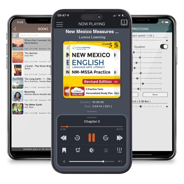 Download fo free audiobook New Mexico Measures of Student Success and Achievement (NM-MSSA) Test Practice: Grade 5 English Language Arts Literacy (ELA) Practice Workbook and Ful by Lumos Learning and listen anywhere on your iOS devices in the ListenBook app.