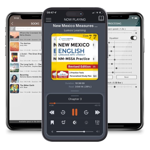 Download fo free audiobook New Mexico Measures of Student Success and Achievement (NM-MSSA) Test Practice: Grade 7 English Language Arts Literacy (ELA) Practice Workbook and Ful by Lumos Learning and listen anywhere on your iOS devices in the ListenBook app.