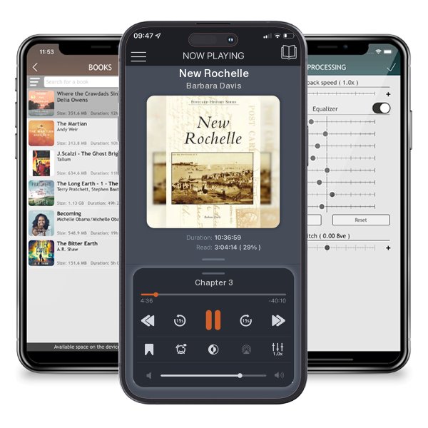 Download fo free audiobook New Rochelle by Barbara Davis and listen anywhere on your iOS devices in the ListenBook app.