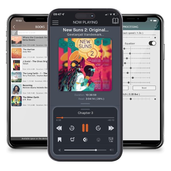 Download fo free audiobook New Suns 2: Original Speculative Fiction by People of Color by Geetanjali Vandemark, Tlotlo Tsamaase, et al. and listen anywhere on your iOS devices in the ListenBook app.