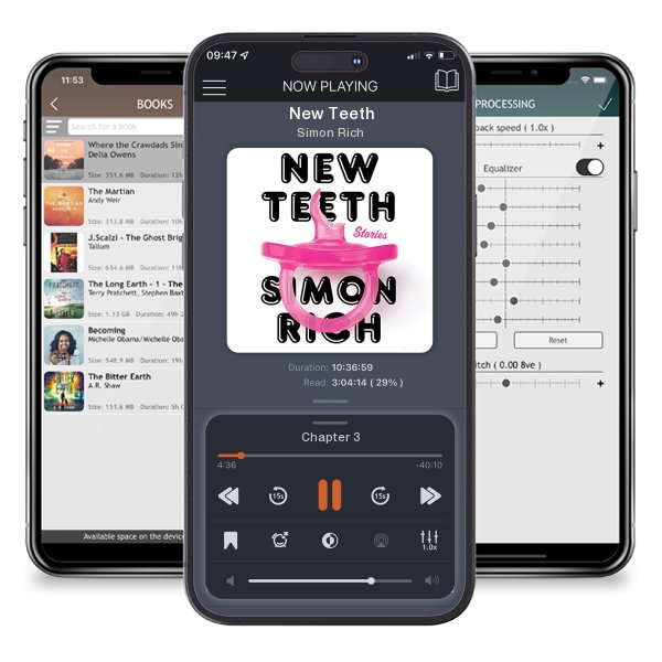 Download fo free audiobook New Teeth by Simon Rich and listen anywhere on your iOS devices in the ListenBook app.