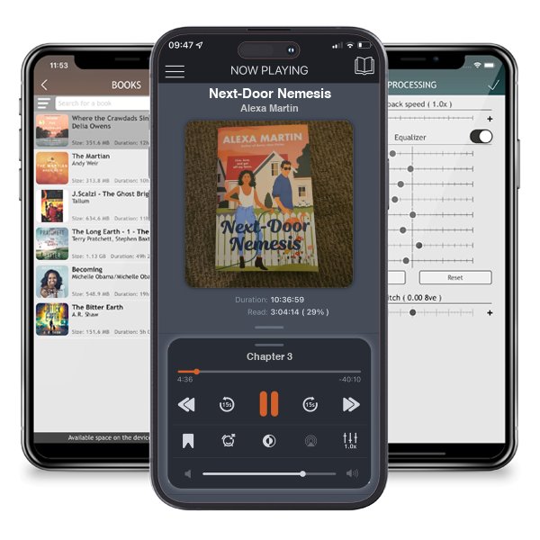 Download fo free audiobook Next-Door Nemesis by Alexa Martin and listen anywhere on your iOS devices in the ListenBook app.