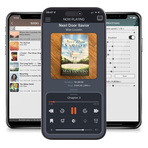 Download fo free audiobook Next Door Savior by Max Lucado and listen anywhere on your iOS devices in the ListenBook app.