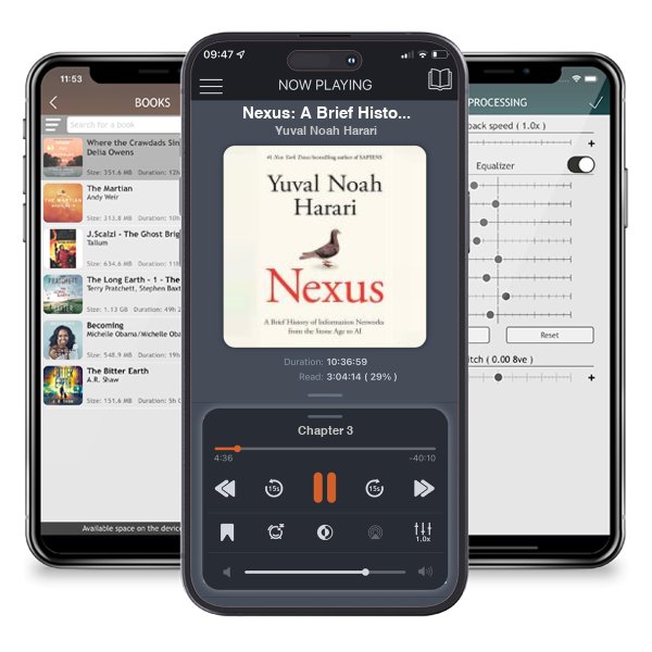 Download fo free audiobook Nexus: A Brief History of Information Networks from the Stone Age to AI by Yuval Noah Harari and listen anywhere on your iOS devices in the ListenBook app.