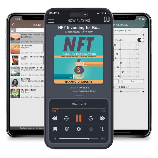 Download fo free audiobook NFT Investing for Beginners by Nakamoto Satoshy and listen anywhere on your iOS devices in the ListenBook app.
