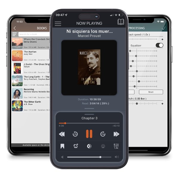 Download fo free audiobook Ni siquiera los muertos by Marcel Proust and listen anywhere on your iOS devices in the ListenBook app.