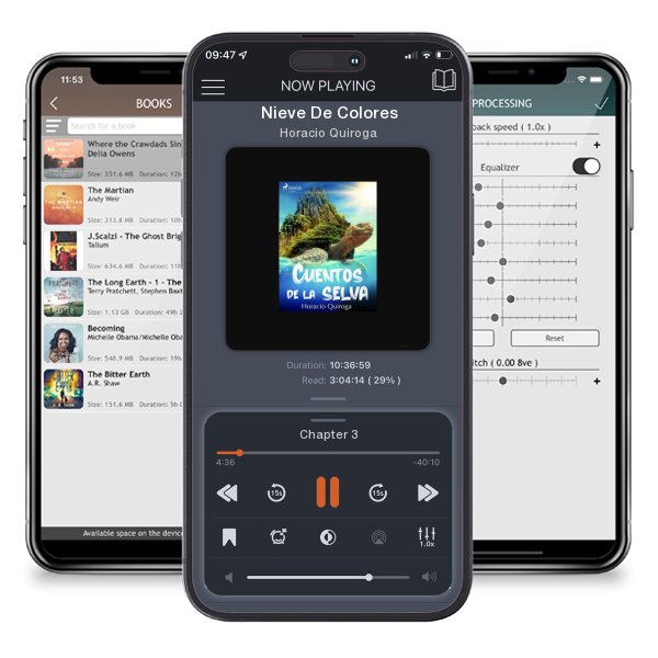 Download fo free audiobook Nieve De Colores by Horacio Quiroga and listen anywhere on your iOS devices in the ListenBook app.