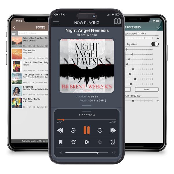 Download fo free audiobook Night Angel Nemesis by Brent Weeks and listen anywhere on your iOS devices in the ListenBook app.