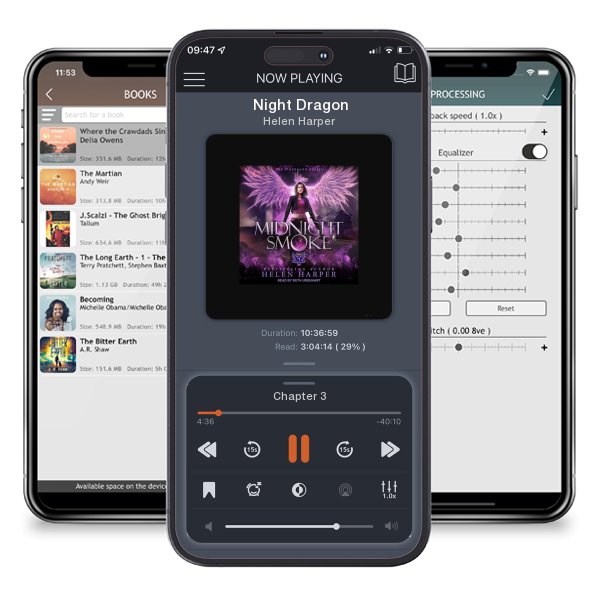 Download fo free audiobook Night Dragon by Helen Harper and listen anywhere on your iOS devices in the ListenBook app.