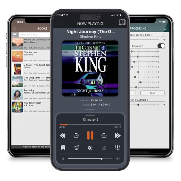 Download fo free audiobook Night Journey (The Green Mile, #5) by Stephen King and listen anywhere on your iOS devices in the ListenBook app.