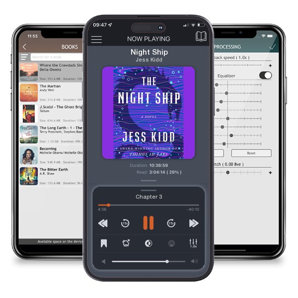 Download fo free audiobook Night Ship by Jess Kidd and listen anywhere on your iOS devices in the ListenBook app.