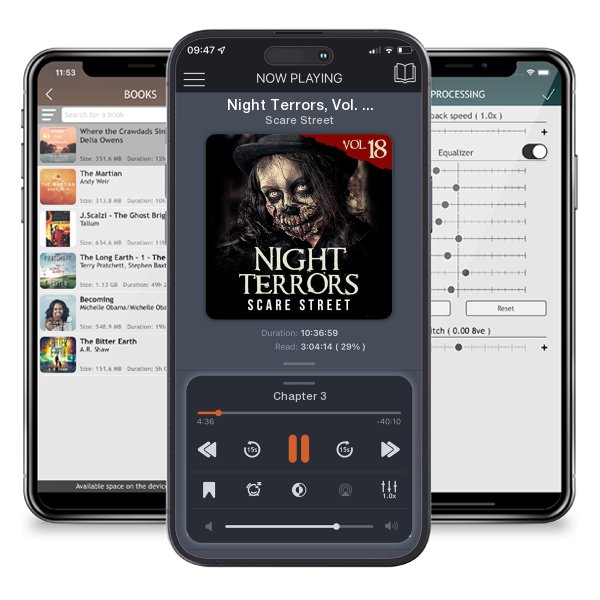 Download fo free audiobook Night Terrors, Vol. 18 by Scare Street and listen anywhere on your iOS devices in the ListenBook app.