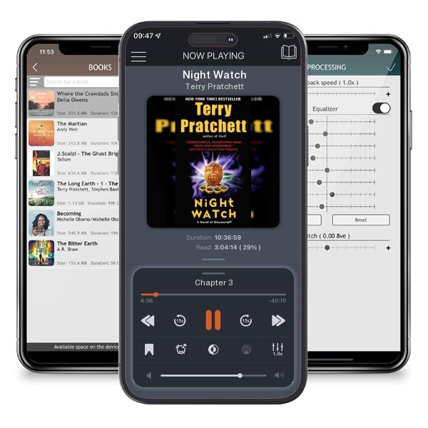 Download fo free audiobook Night Watch by Terry Pratchett and listen anywhere on your iOS devices in the ListenBook app.