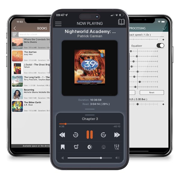 Download fo free audiobook Nightworld Academy: Term One by Patrick Carman and listen anywhere on your iOS devices in the ListenBook app.