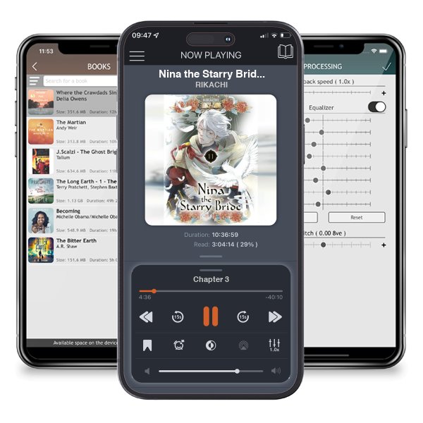 Download fo free audiobook Nina the Starry Bride 11 - Nina the Starry Bride 11 by RIKACHI and listen anywhere on your iOS devices in the ListenBook app.