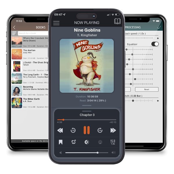 Download fo free audiobook Nine Goblins by T. Kingfisher and listen anywhere on your iOS devices in the ListenBook app.