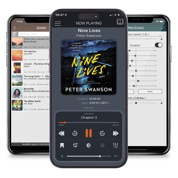 Download fo free audiobook Nine Lives by Peter Swanson and listen anywhere on your iOS devices in the ListenBook app.