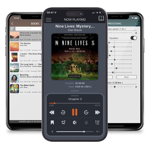 Download fo free audiobook Nine Lives: Mystery, Magic, Death, and Life in New Orleans by Dan Baum and listen anywhere on your iOS devices in the ListenBook app.