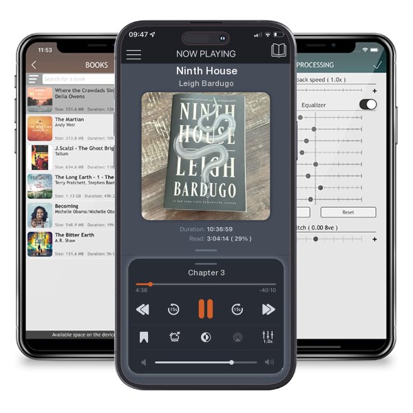 Download fo free audiobook Ninth House by Leigh Bardugo and listen anywhere on your iOS devices in the ListenBook app.