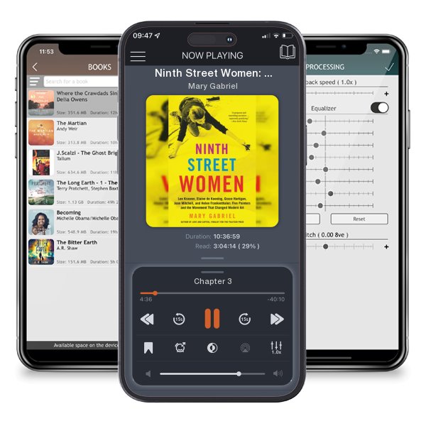 Download fo free audiobook Ninth Street Women: Lee Krasner, Elaine de Kooning, Grace... by Mary Gabriel and listen anywhere on your iOS devices in the ListenBook app.