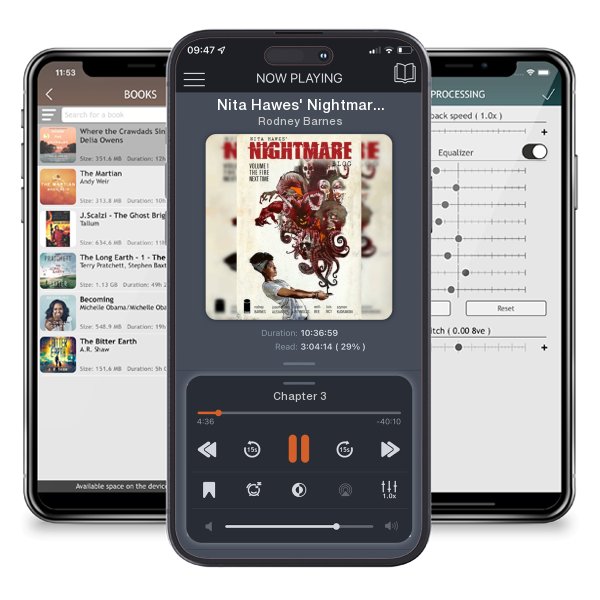 Download fo free audiobook Nita Hawes' Nightmare Blog, Volume 1: The Fire Next Time by Rodney Barnes and listen anywhere on your iOS devices in the ListenBook app.