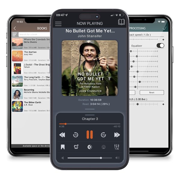 Download fo free audiobook No Bullet Got Me Yet: The Relentless Faith of Father Kapaun... by John Stansifer and listen anywhere on your iOS devices in the ListenBook app.