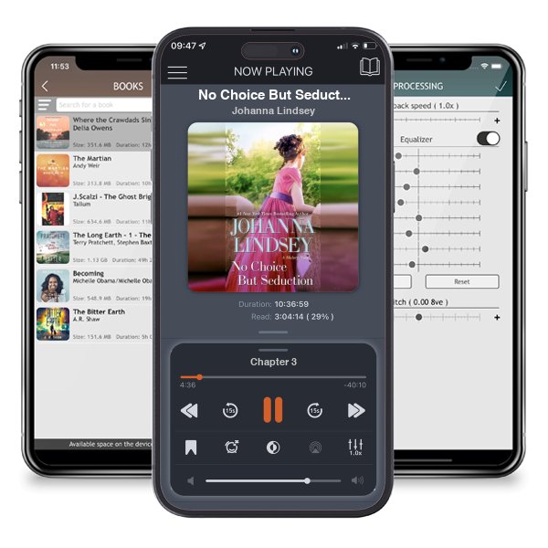 Download fo free audiobook No Choice But Seduction by Johanna Lindsey and listen anywhere on your iOS devices in the ListenBook app.