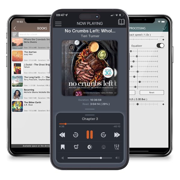 Download fo free audiobook No Crumbs Left: Whole30 Endorsed, Recipes for Everyday Food... by Teri Turner and listen anywhere on your iOS devices in the ListenBook app.
